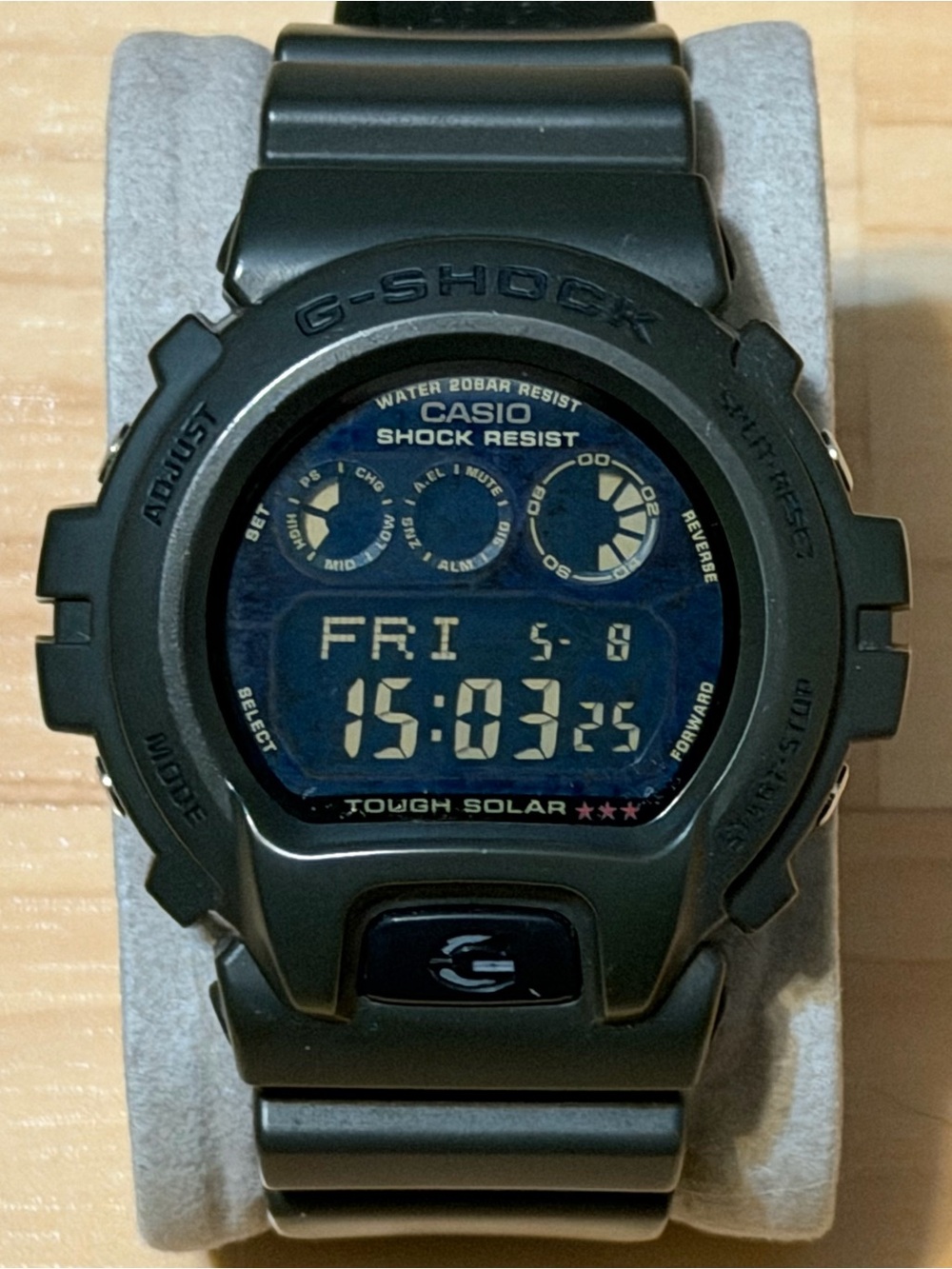 Casio G-Shock G-6900KG-3 Tough Solar Army Green Neg Display Digital Watch 6900